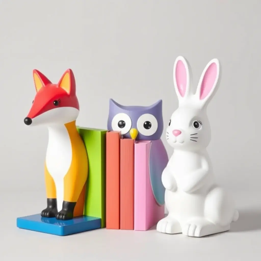 Animal Friends Bookend Set