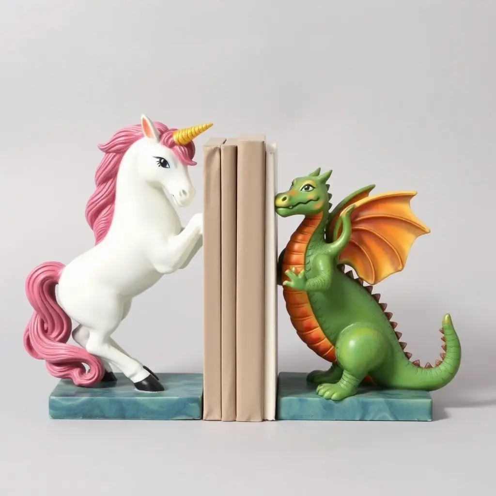 Magical Creatures Bookends