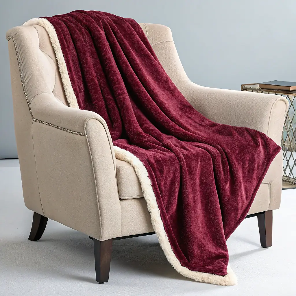 Faux Fur Throw Blanket