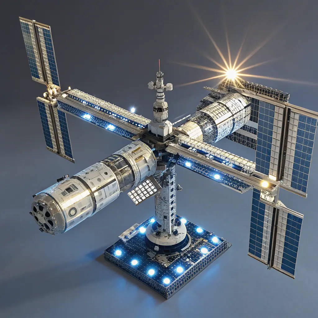 Space Station 3D Model Puzzle